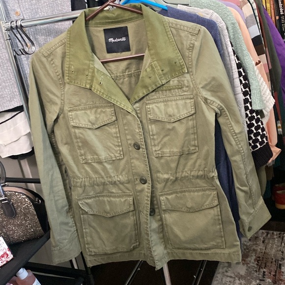 Madewell Jackets & Blazers - Madewell Army Green utility Jacket